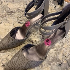 Calvin Klein grey heel
